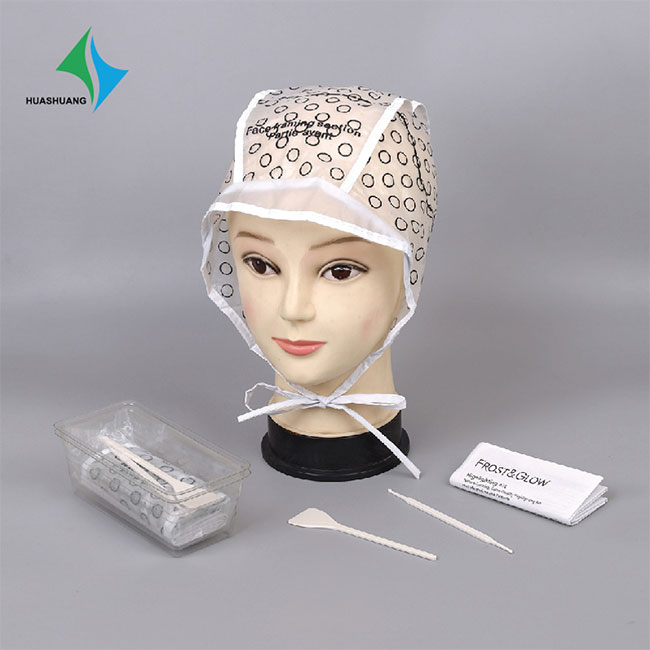 Disposable Highlighting Cap with Hook for Beauty Salon or Diy
