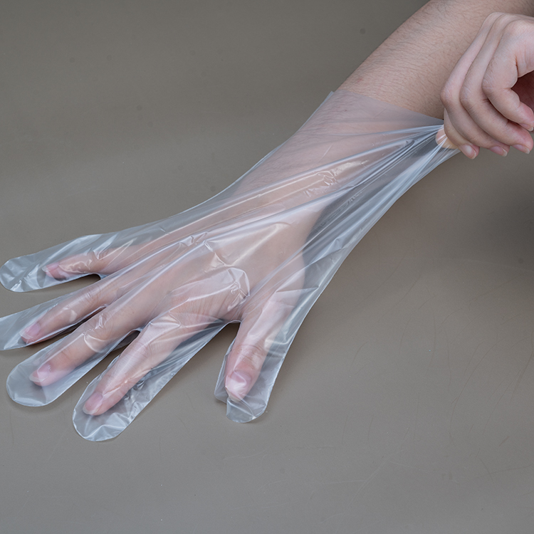 Folded Anti-Fouling Surgical Ldpe Gloves